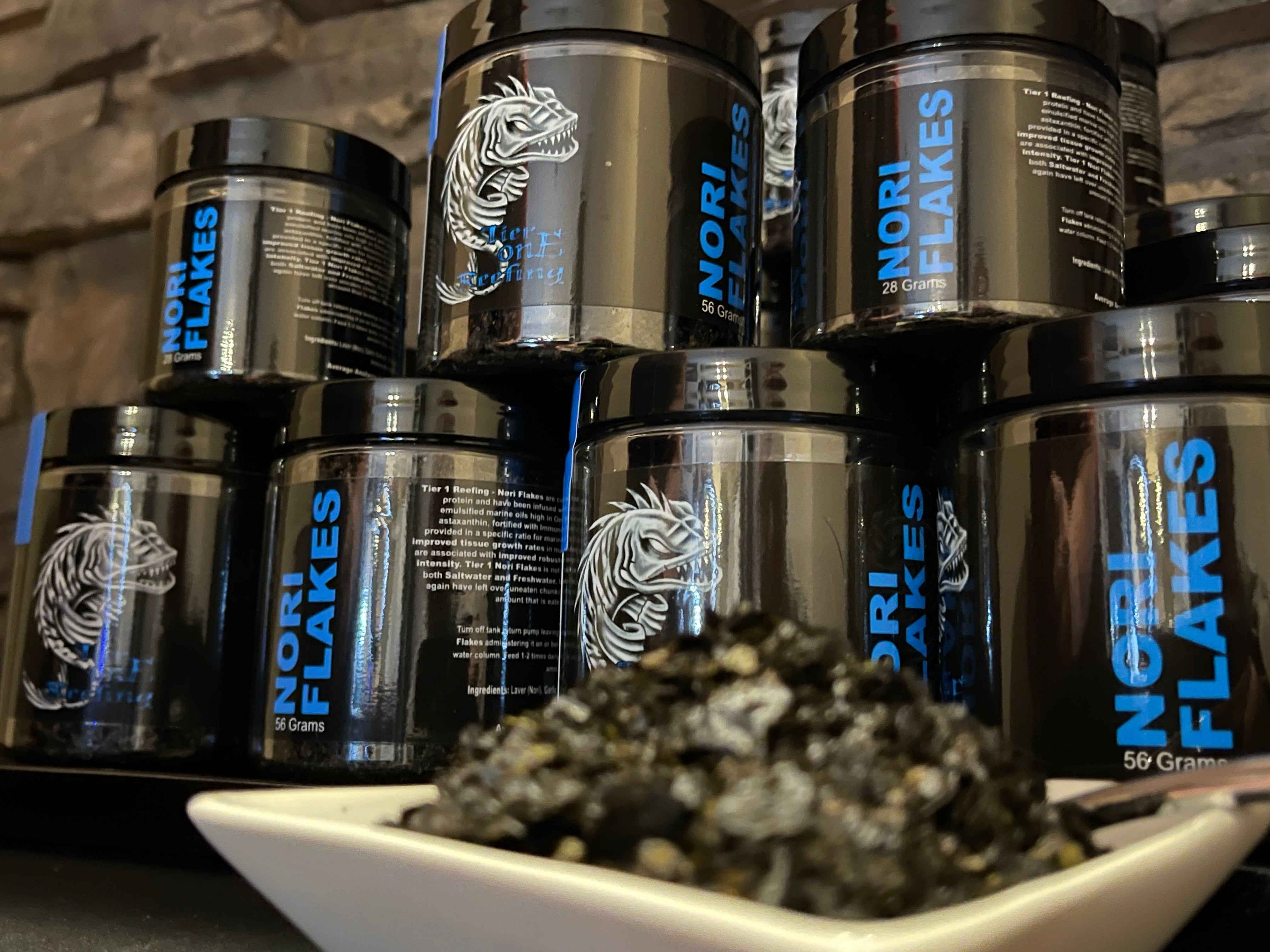 Noru Fish Nori Flakes - Reef Tank Supplies - Fish Food – Tier 1 Reefing Inc